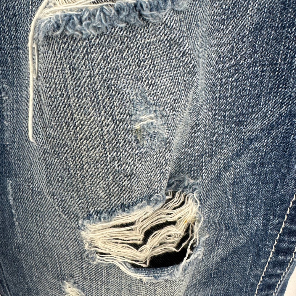 Miss Me Boyfriend Medium Wash Distressed Ankle Denim Jeans Women's Size 27 - Picture 8 of 15